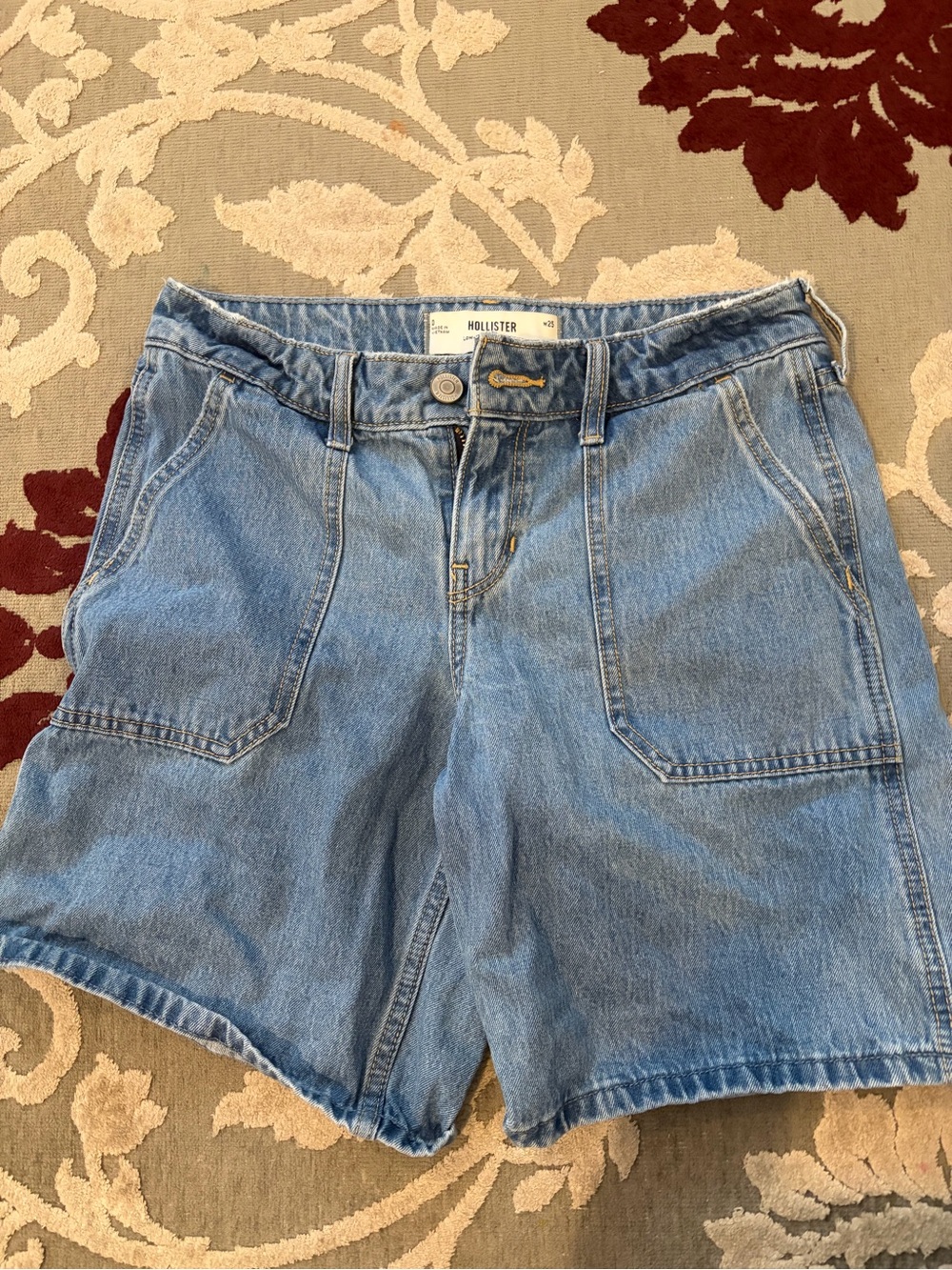 Hollister Light Blue Denim Women’s Shorts/ jorts